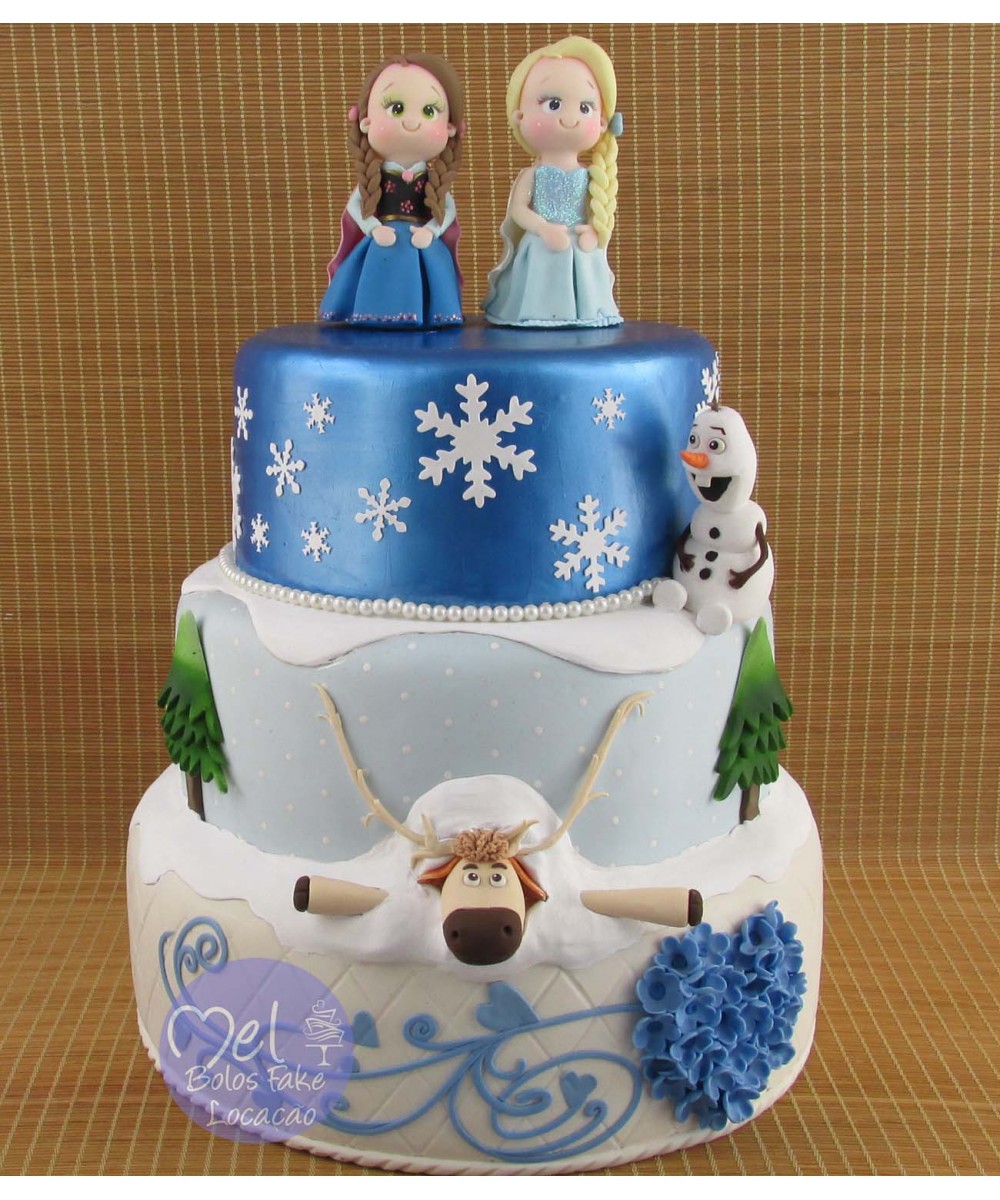 Bolo Decorado Frozen