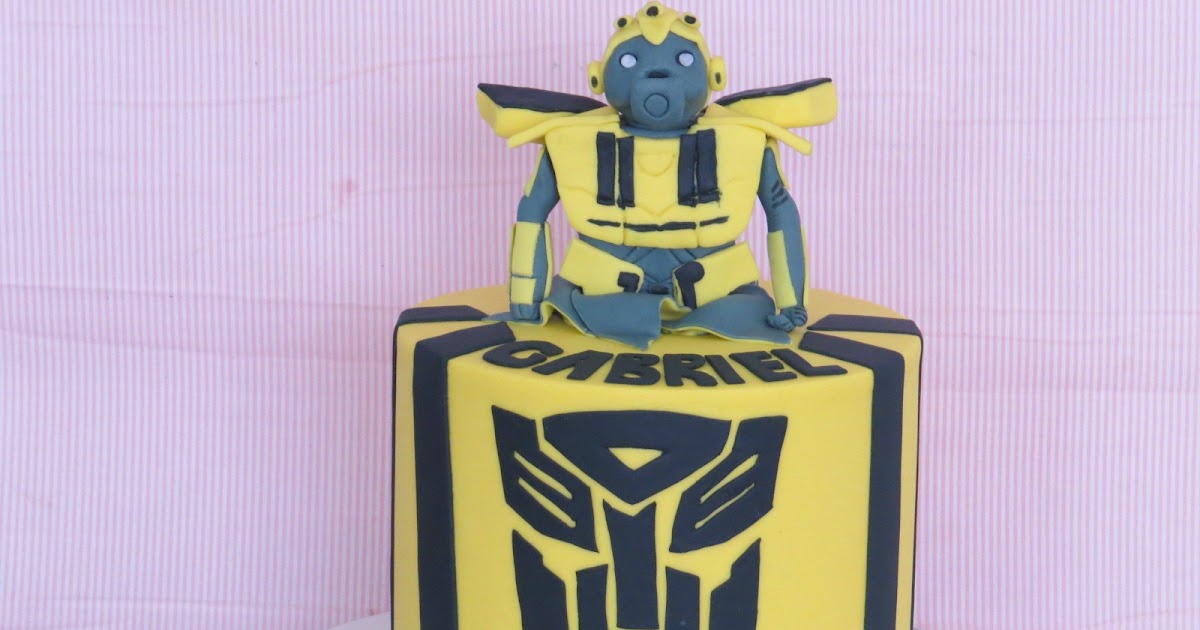 Bolo Decorado Transformers