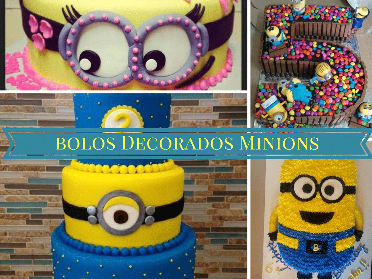 Bolo Decorado Minions