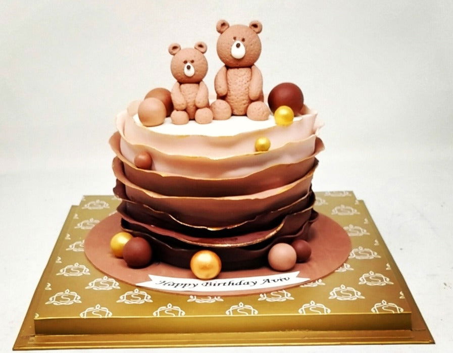 Teddy Bear Decorated Cake