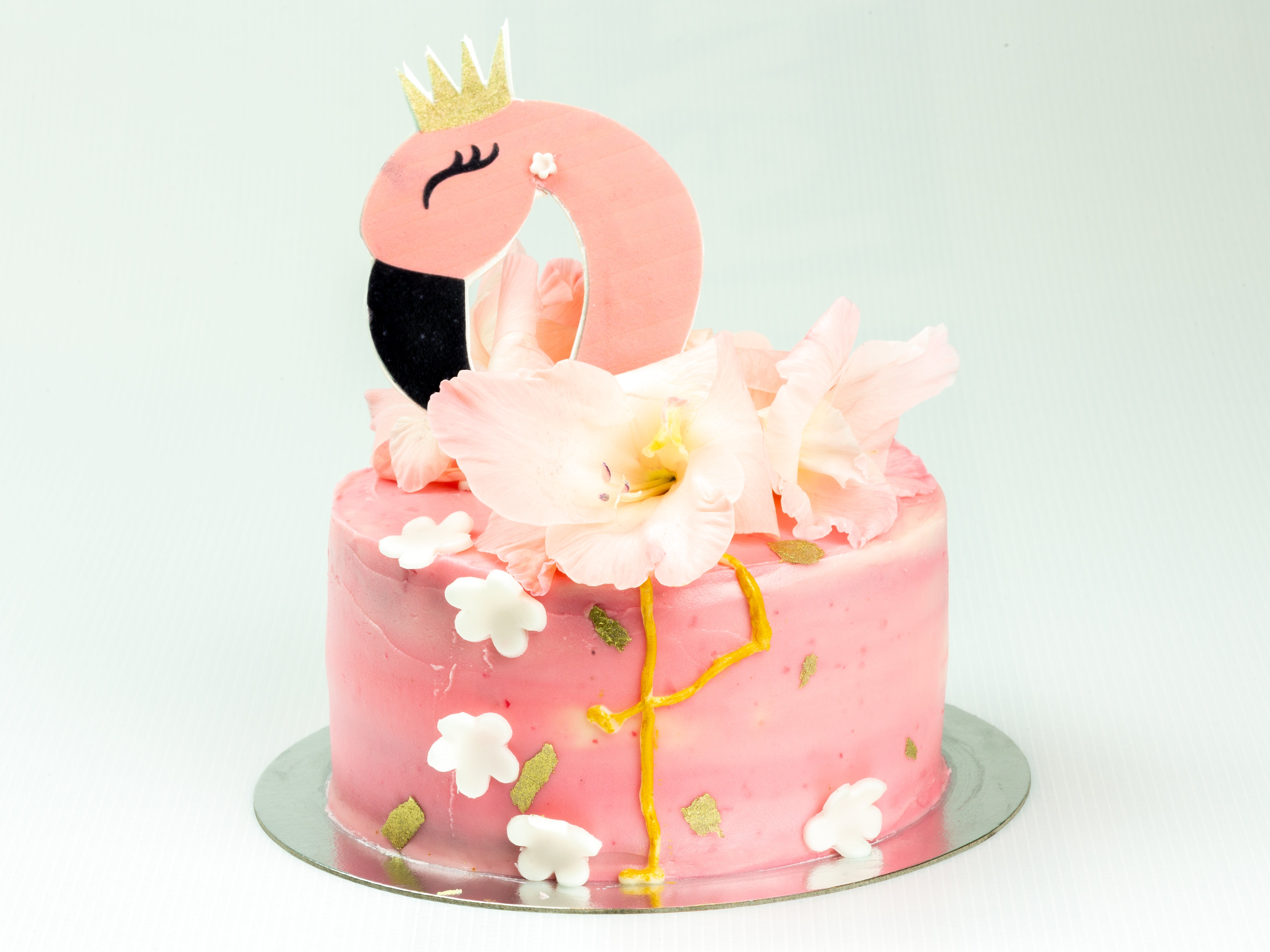 Flamingo Decorated Cake