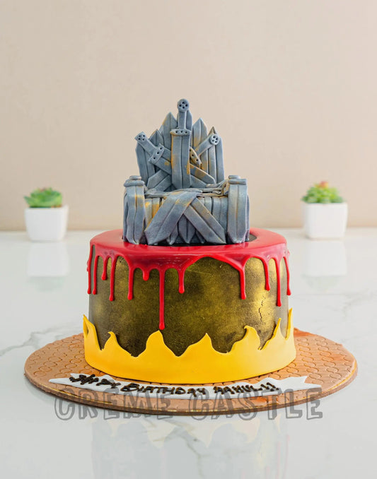 Game Of Thrones Decorated Cake