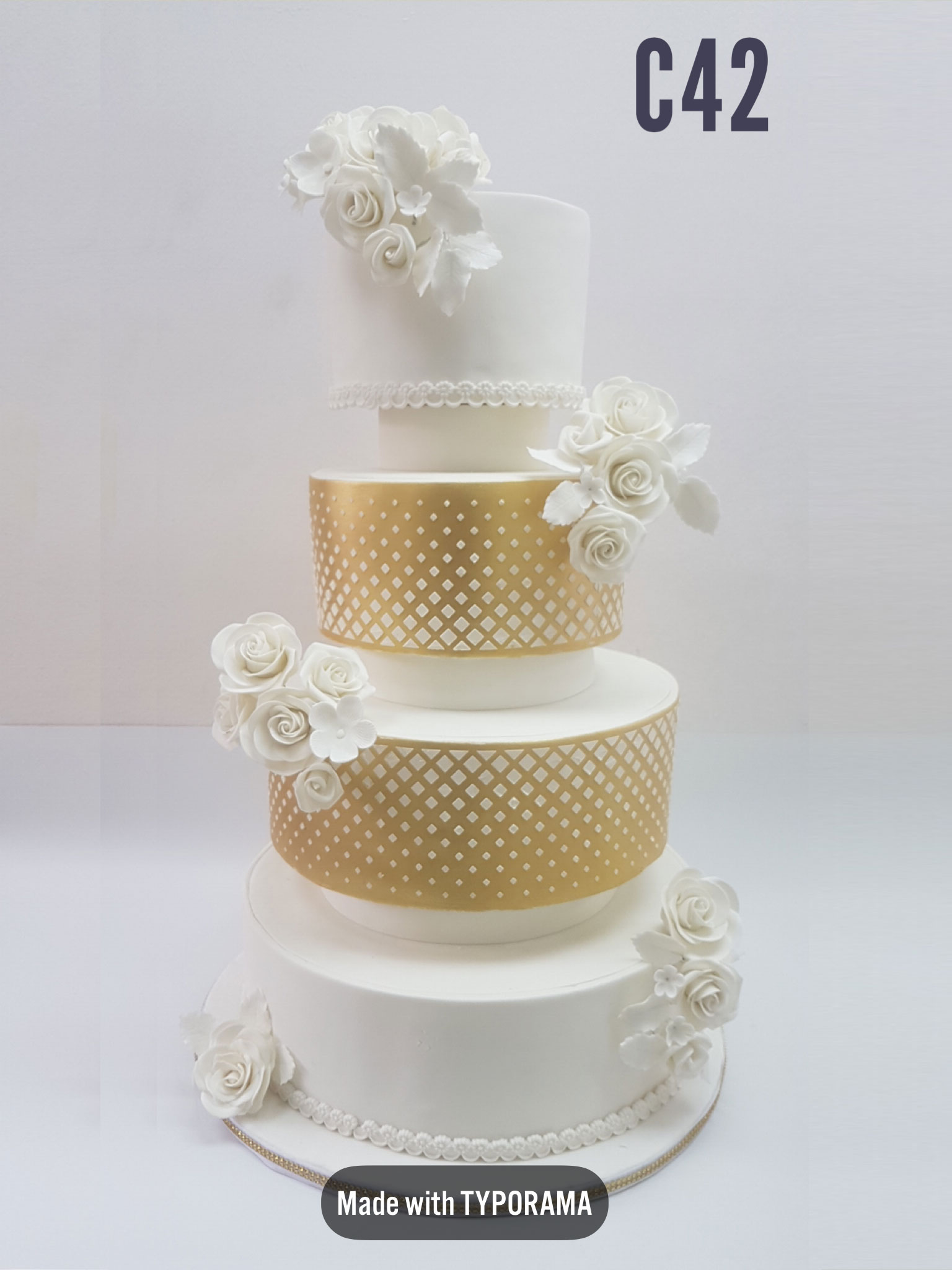 Diamond Decorated Cake