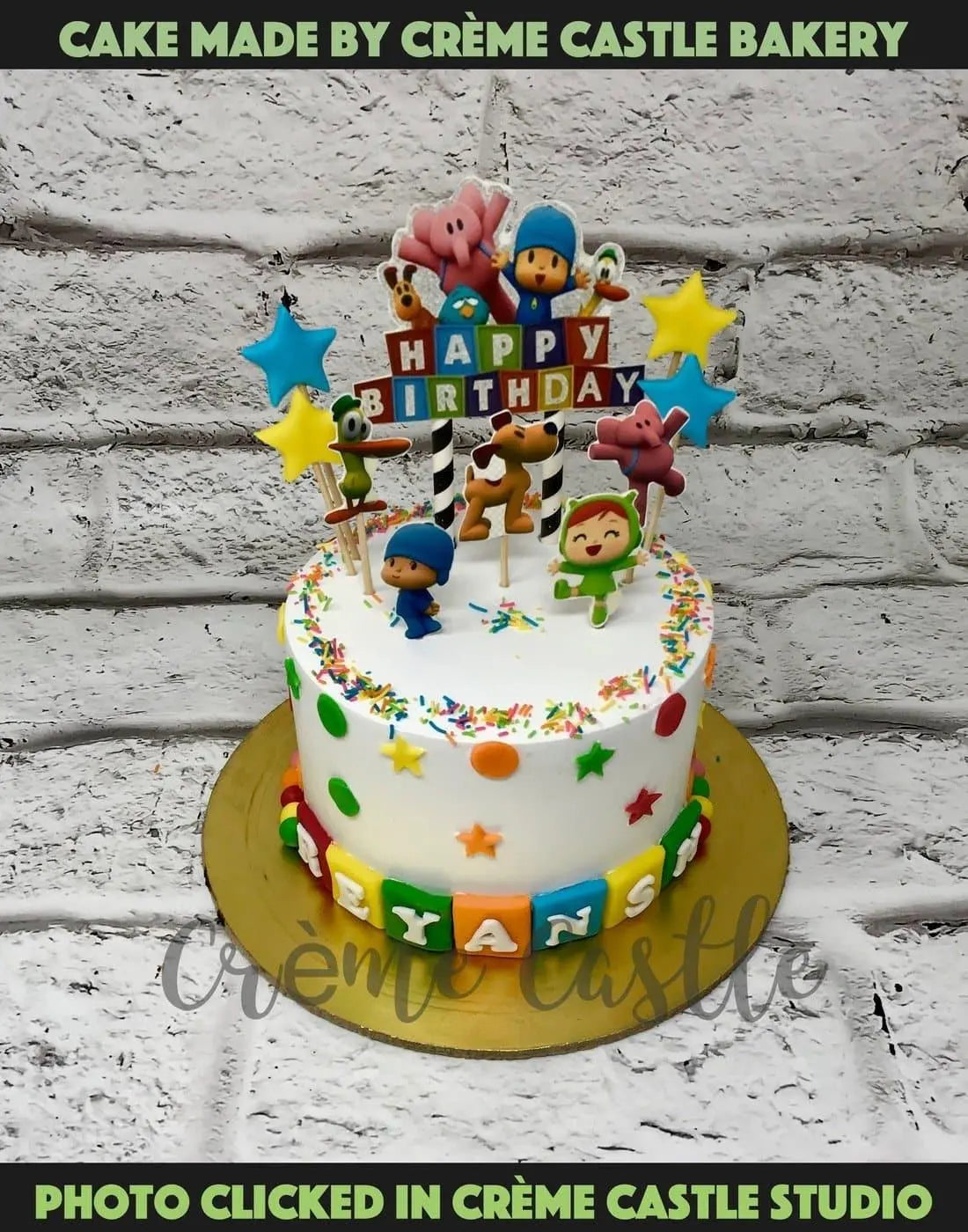 Pocoyo Decorated Cake