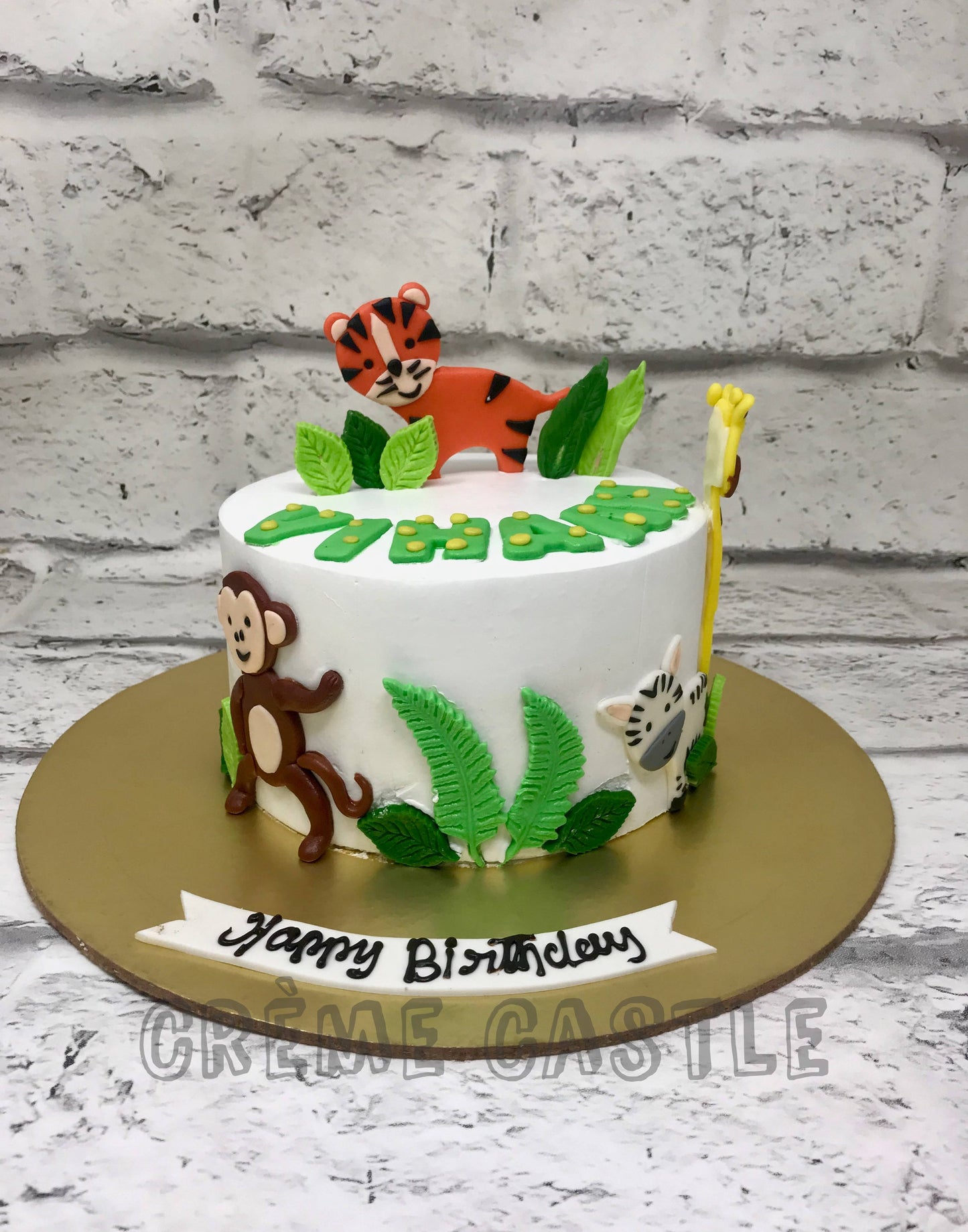 Tiger Decorated Cake