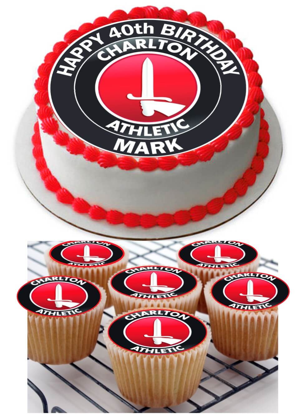 athletic decorated cake