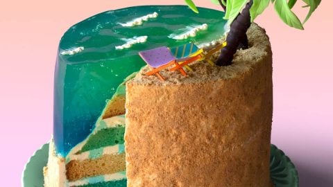 Ocean Decorated Cake