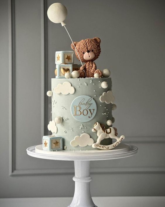 Teddy Bear Decorated Cake