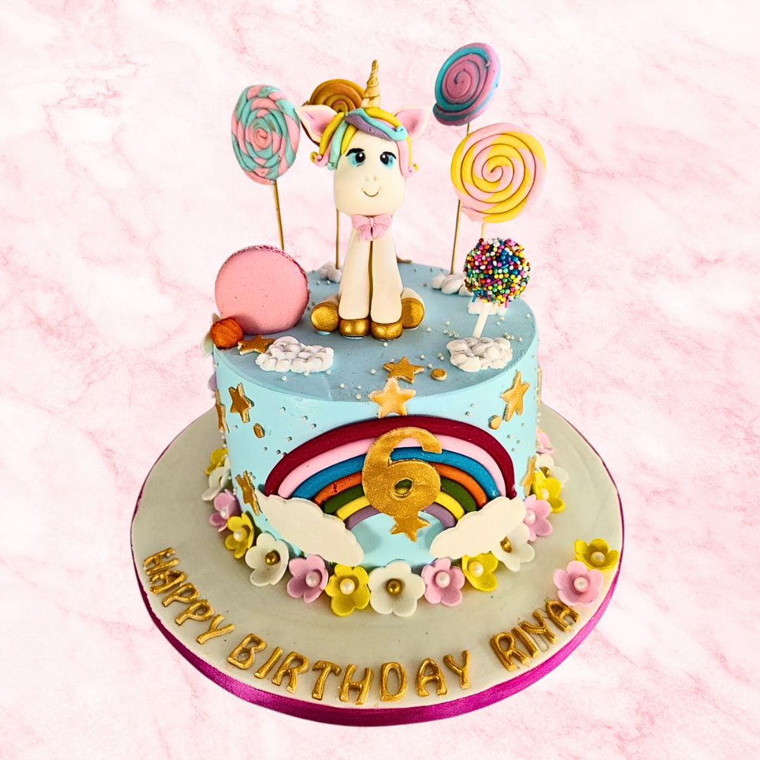 Unicorn Decorated Cake