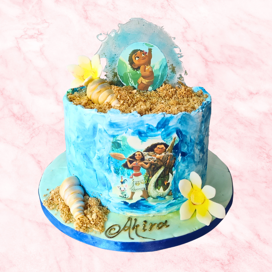 Moana Decorated Cake