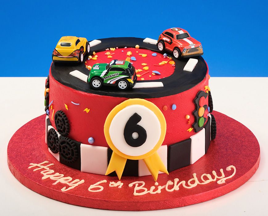 Decorated Car Cake