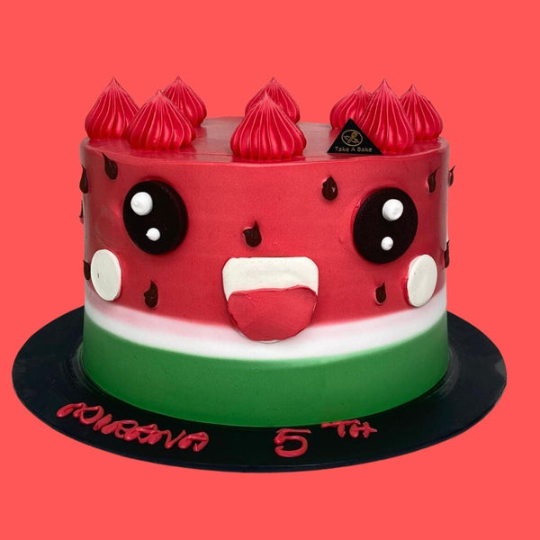 Watermelon Decorated Cake