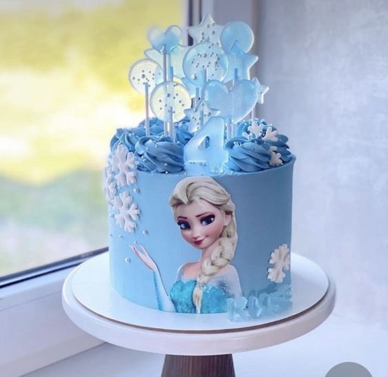 Frozen Decorated Cake