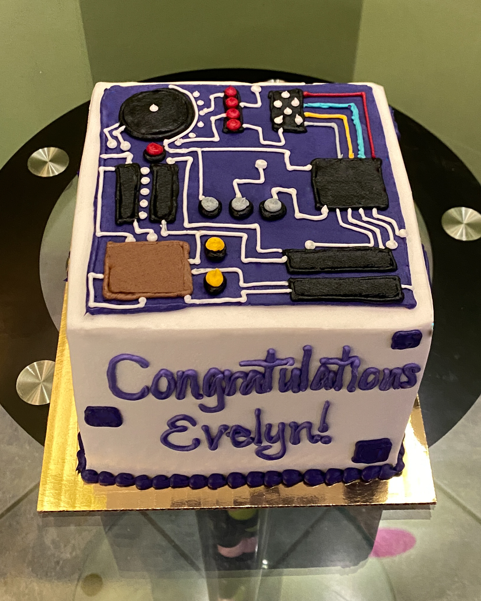 Electronic Decorated Cake