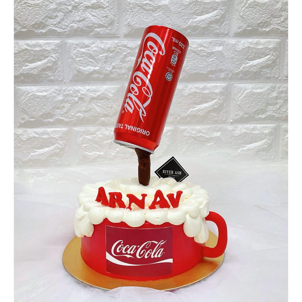 Coca Cola decorated cake