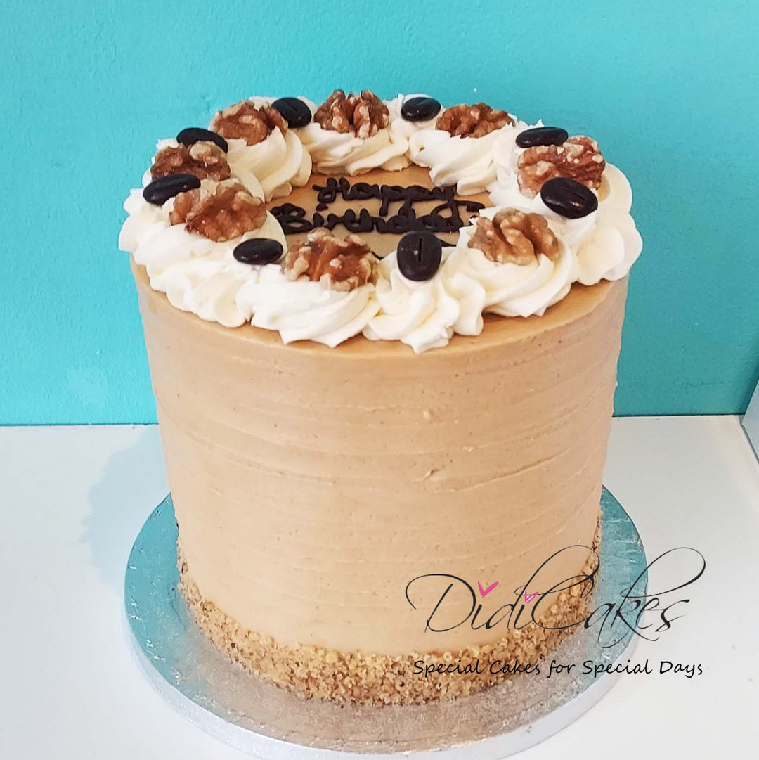 Coffee Decorated Cake