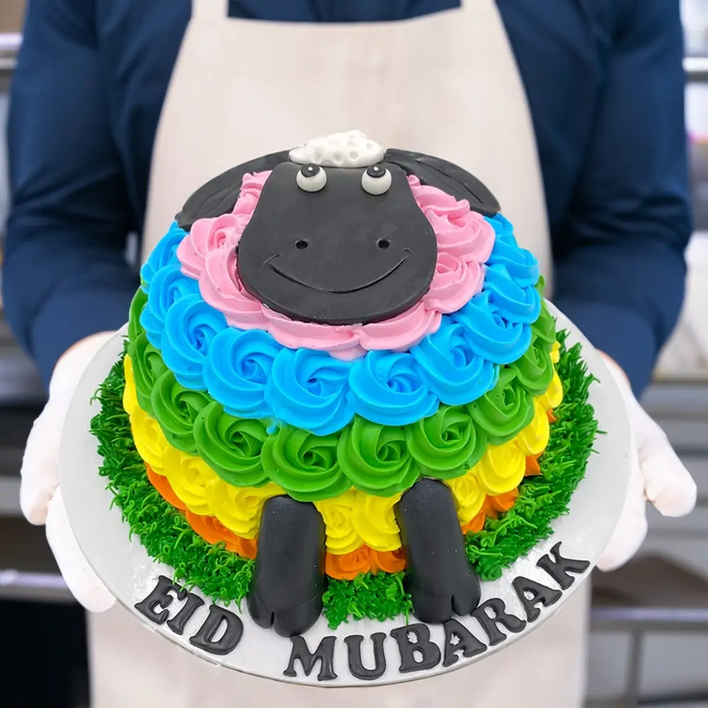 Sheep Decorated Cake