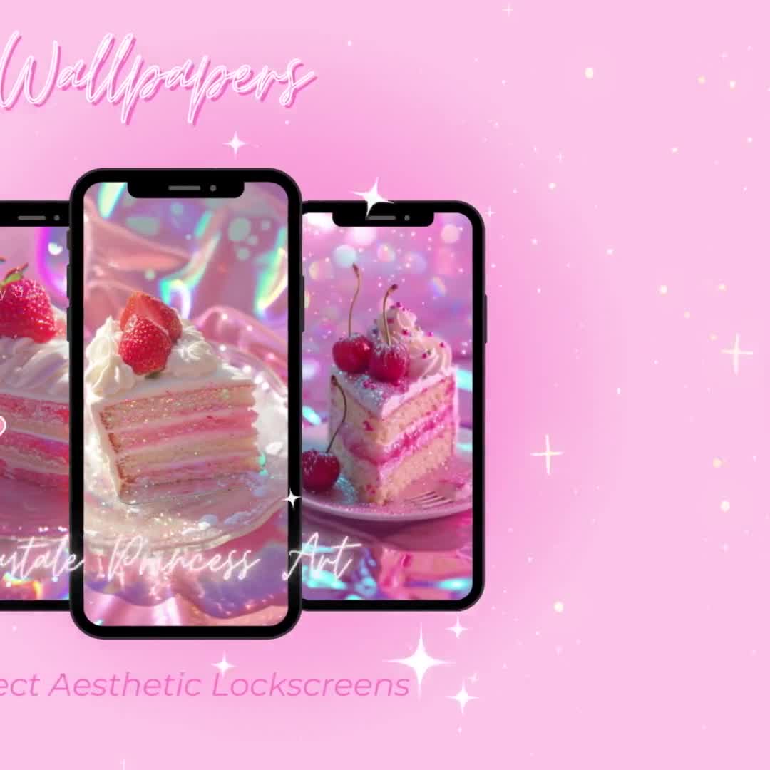 Cake Decorated Lock Screen