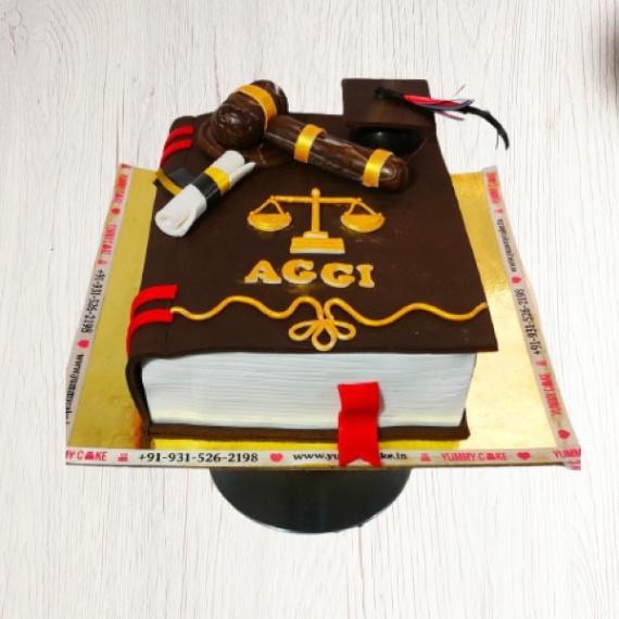 Lawyer Decorated Cake