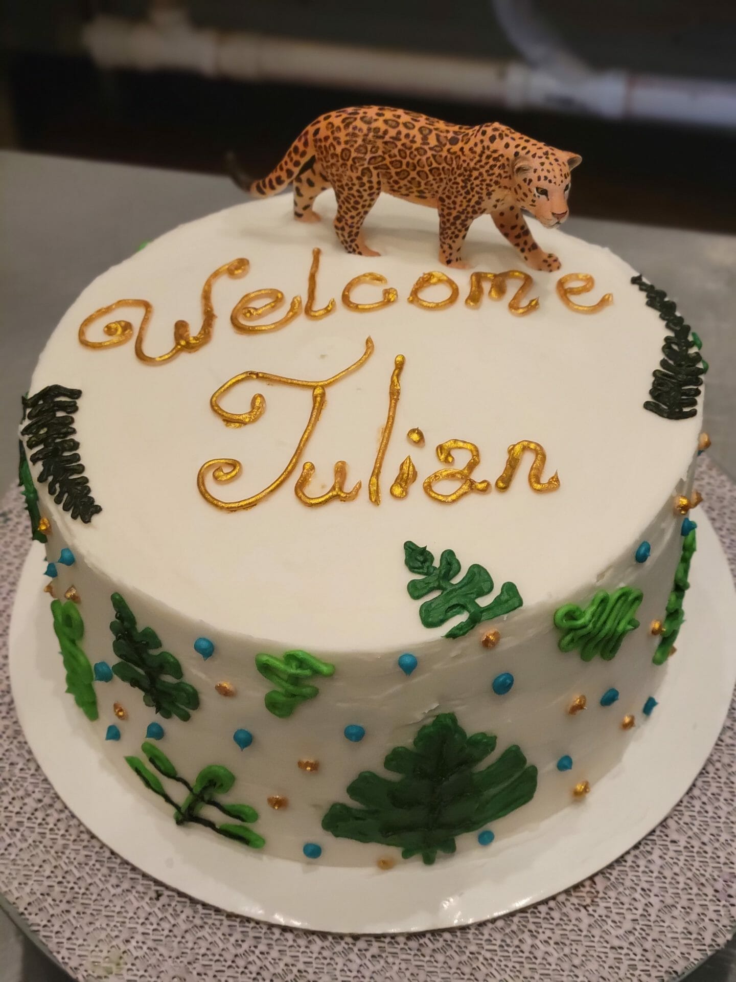 Jaguar Decorated Cake