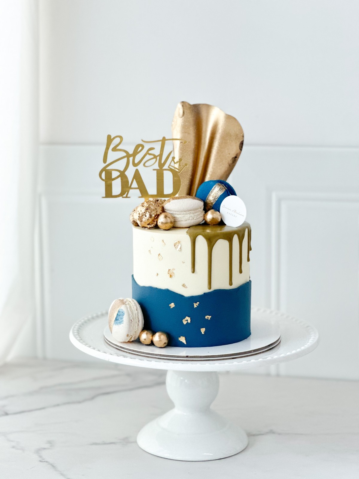 Blue Decorated Cake