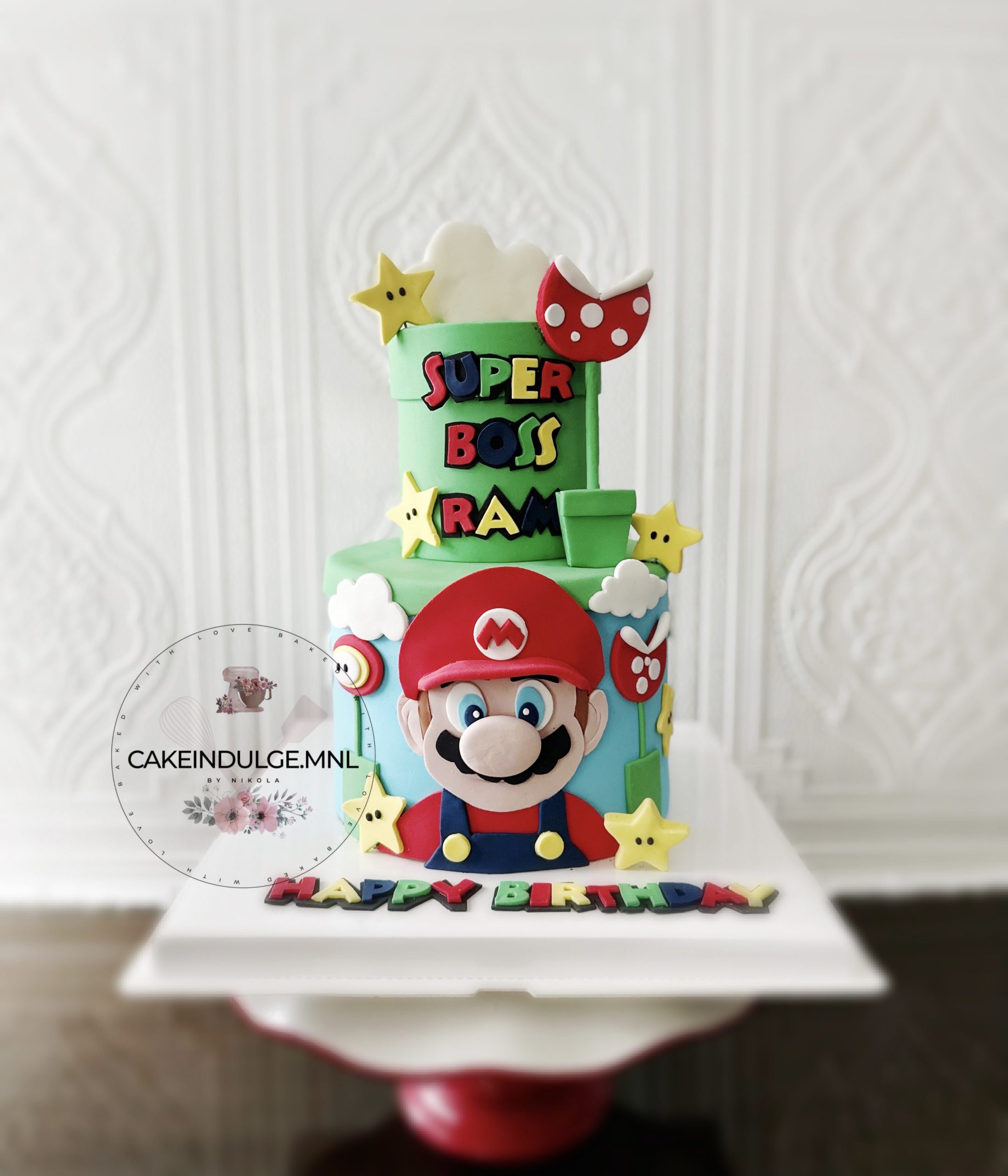 Super Mario Decorated Cake