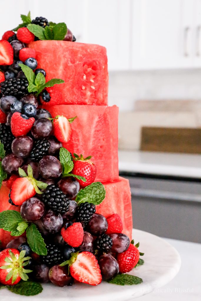 Watermelon Decorated Cake