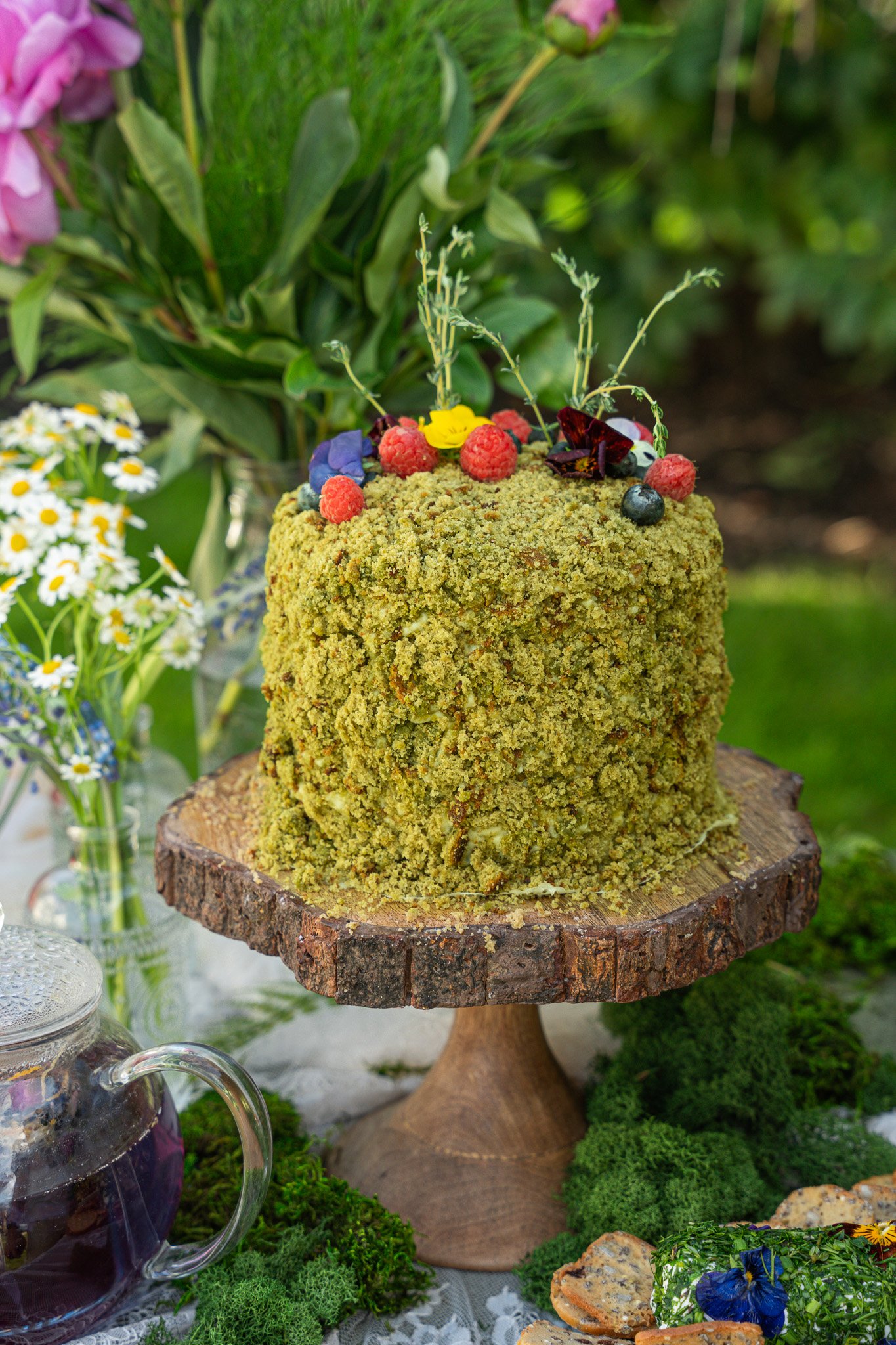 Forest Decorated Cake