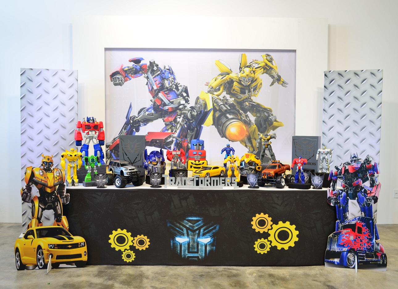 Bolo Decorado Transformers