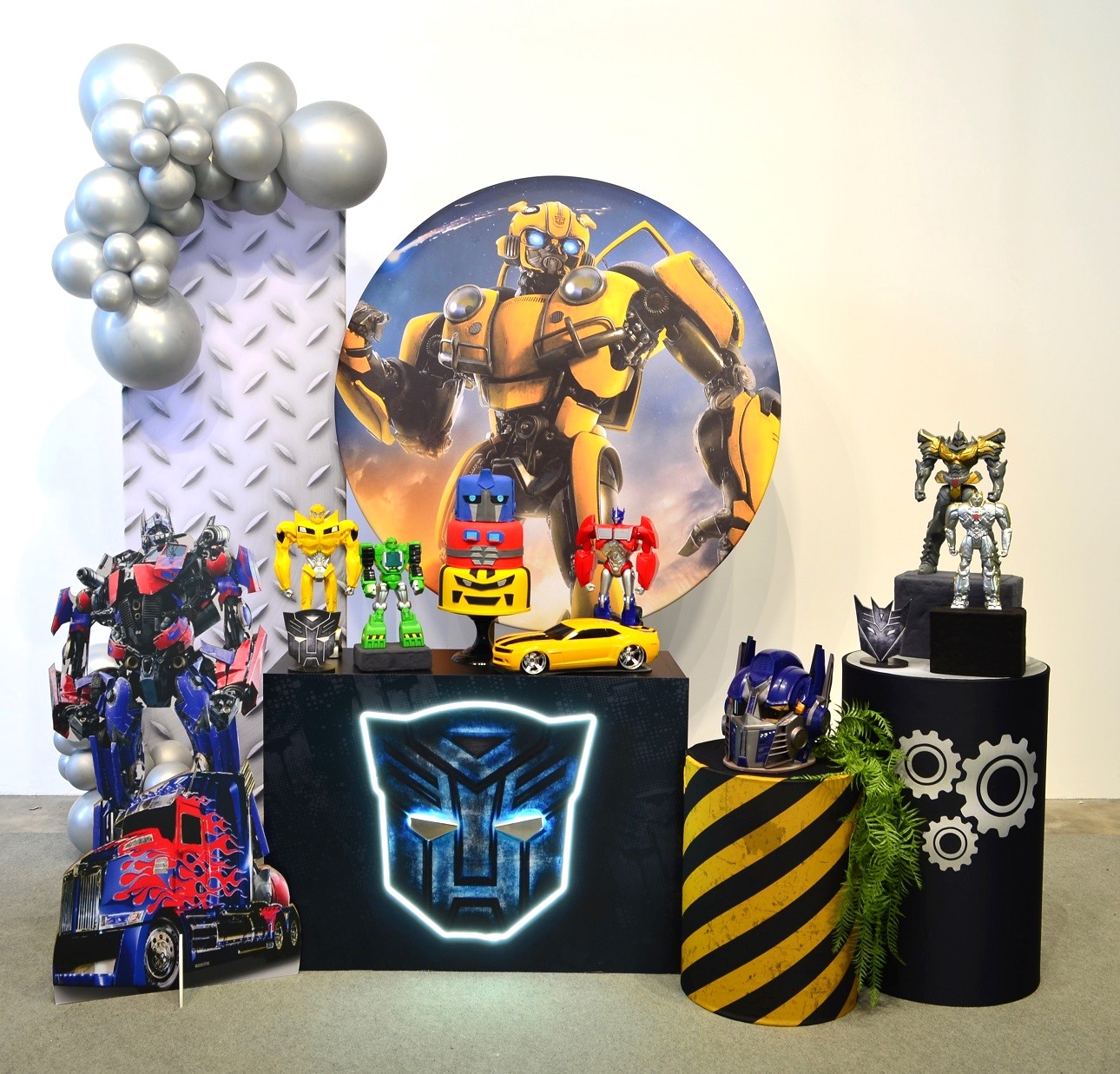 Bolo Decorado Transformers