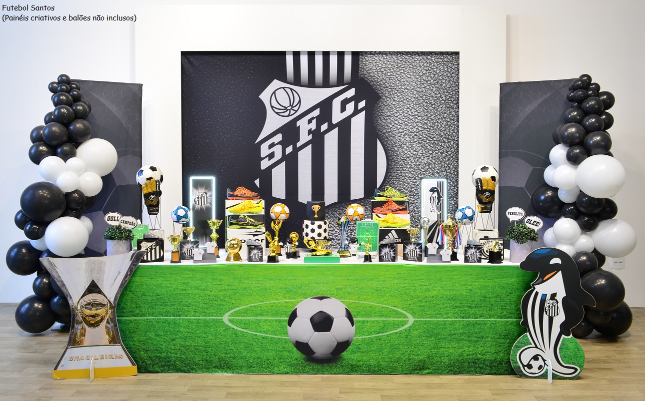 Bolo Decorado Santos Futebol