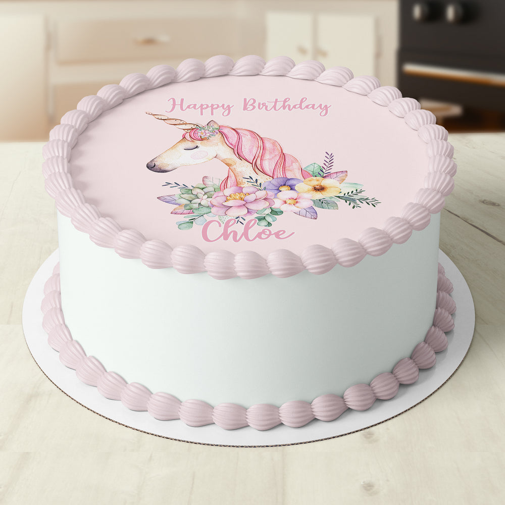 Unicorn Decorated Cake