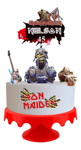 Bolo Decorado Iron Maiden