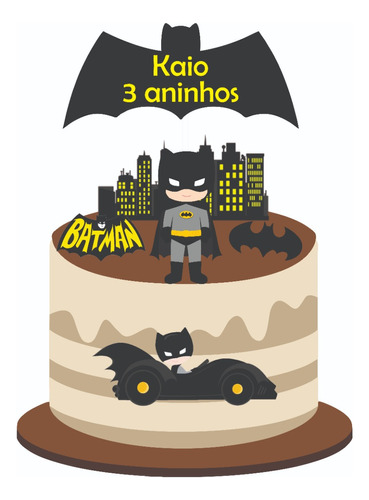 Bolo Decorado Batman