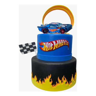 Bolo Decorado Hot Wheels