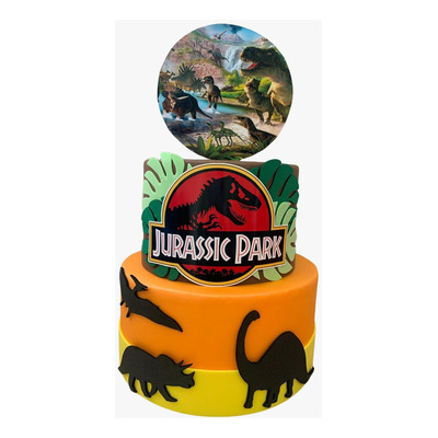 Bolo Decorado Jurassic Park