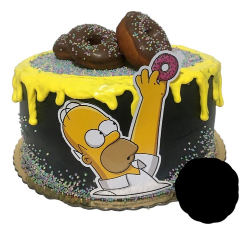 Bolo Decorado Simpsons