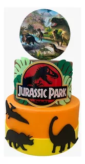 Bolo Decorado Jurassic Park