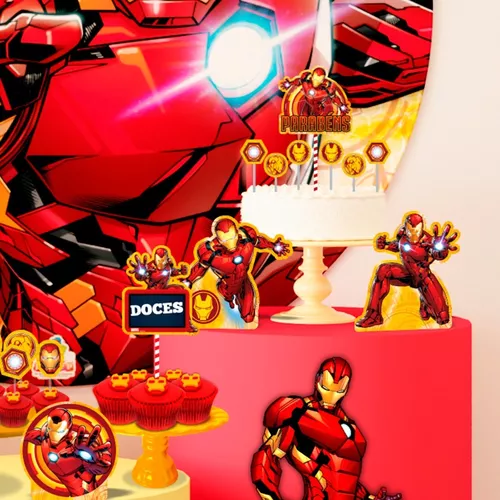 Bolo Decorado Iron Man