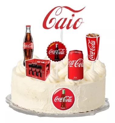 Coca Cola decorated cake