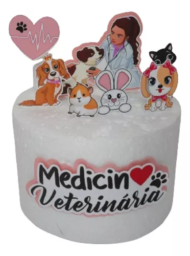 Bolo Decorado Veterinaria