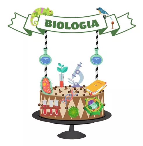 Bolo Decorado Biologia