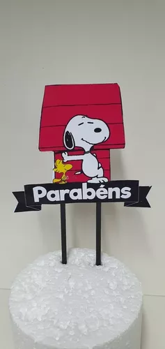 Bolo Decorado Snoopy