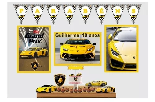 Bolo Decorado Lamborghini