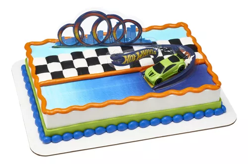 Hot Wheels Decorated Cake