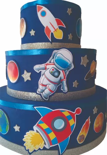 Bolo Decorado Astronauta