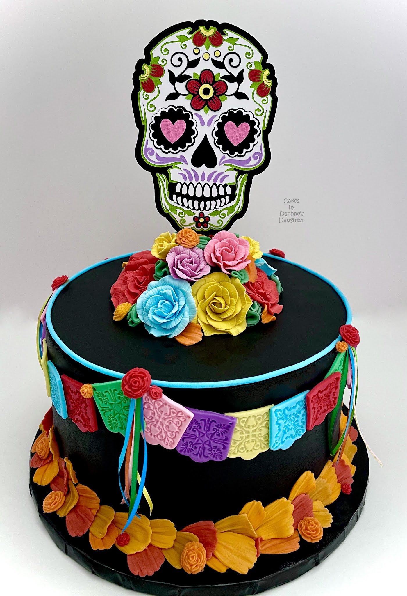 Skull Decorated Cake