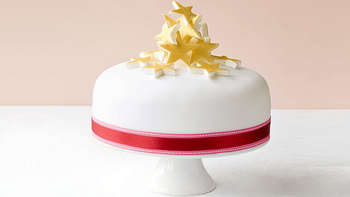 Star Decorated Cake