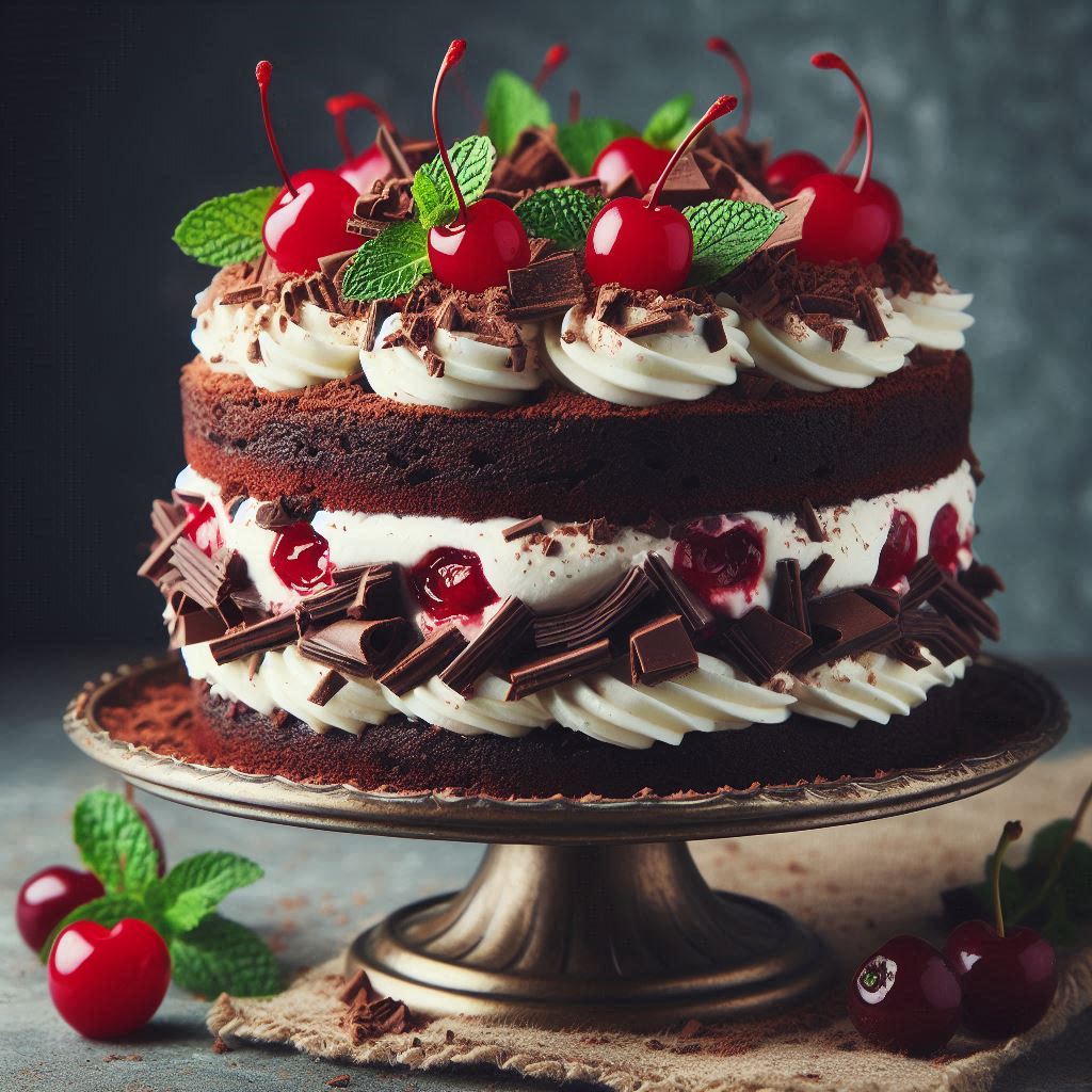 Forest Decorated Cake