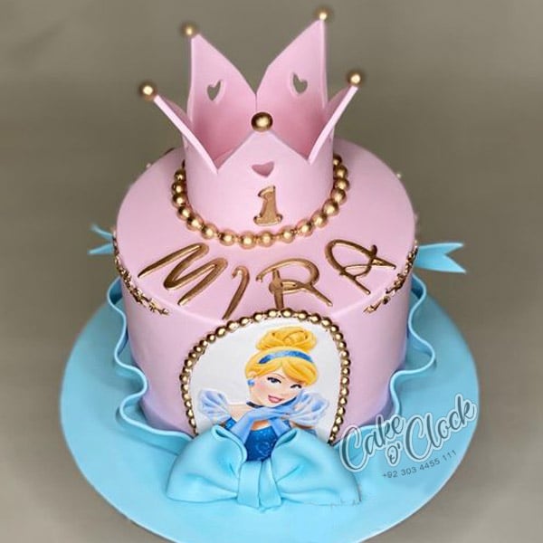 Disney Princess Decorated Cake